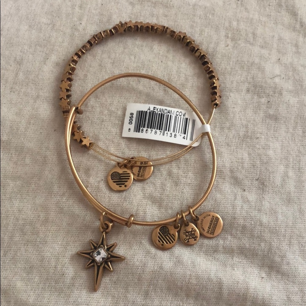 Alex and Ani North Star Set Gold Bracelet